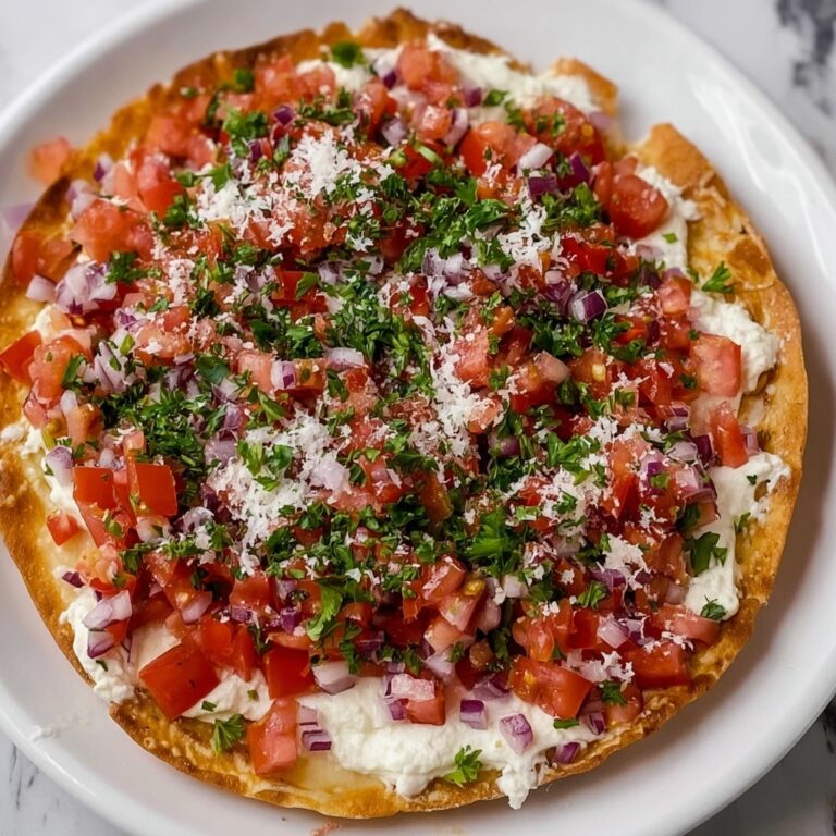 Bruschetta Dip with Feta, Cream Cheese, and Fresh Basil Recipe