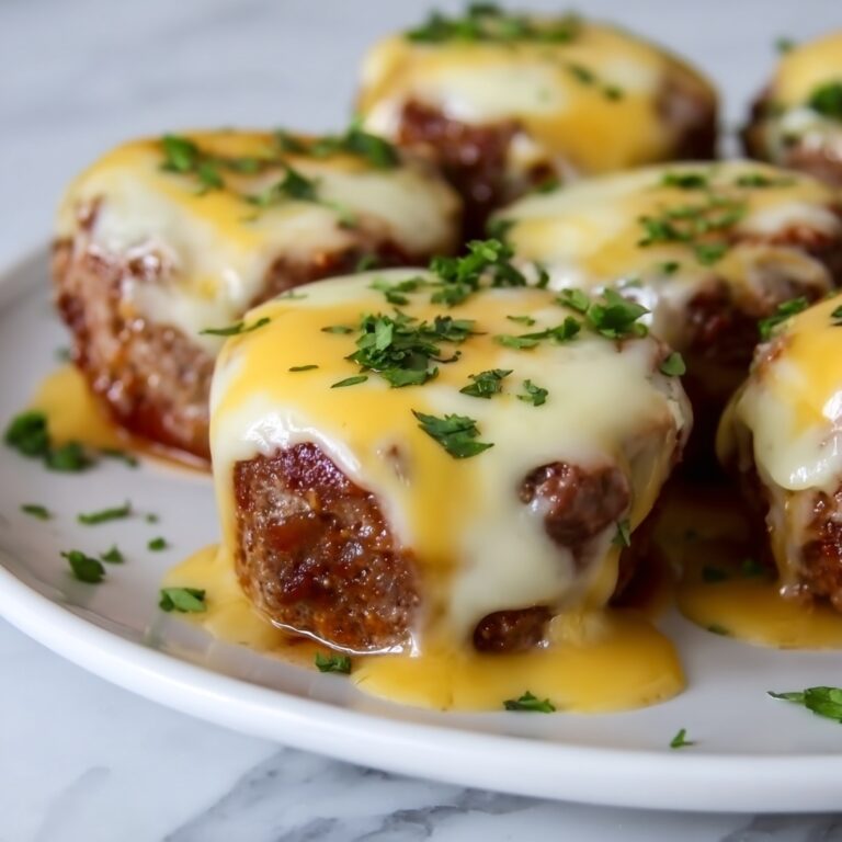 Cheesy Stuffed Meatloaf Bites Recipe