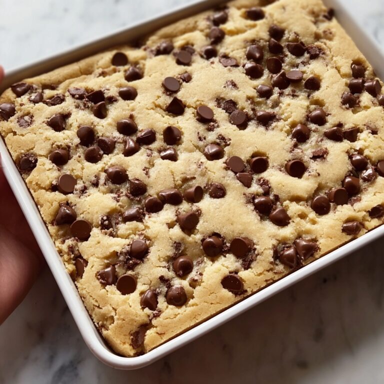 Chocolate Chip Cookie Bars Recipe