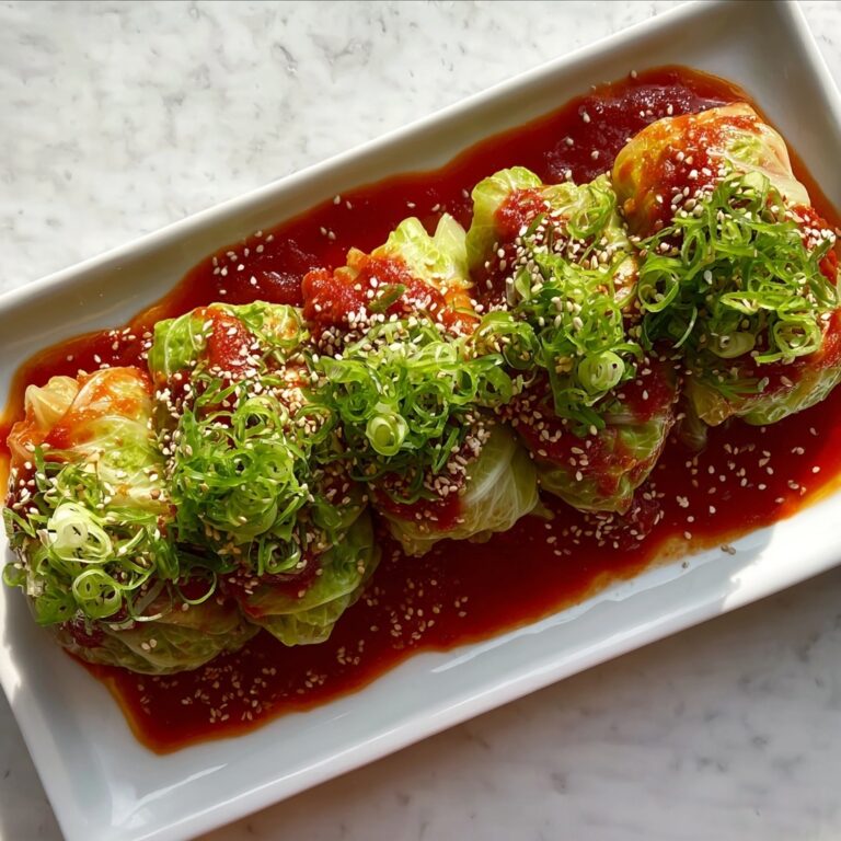 Napa Cabbage Rolls Recipe
