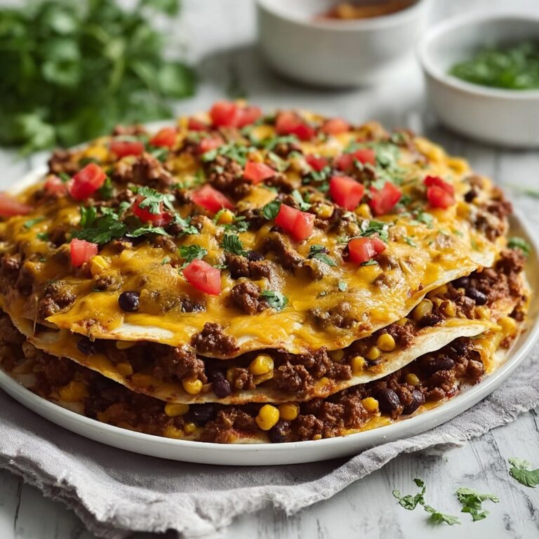 Taco Casserole with Tortillas Recipe