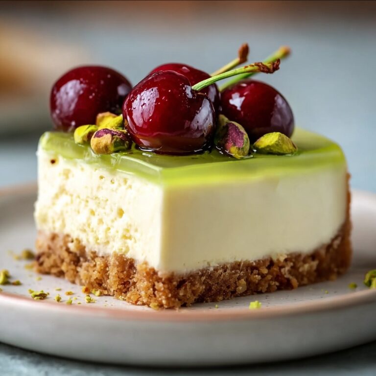 Luscious Lemon-Lime Cherry Pistachio Cheesecake Recipe