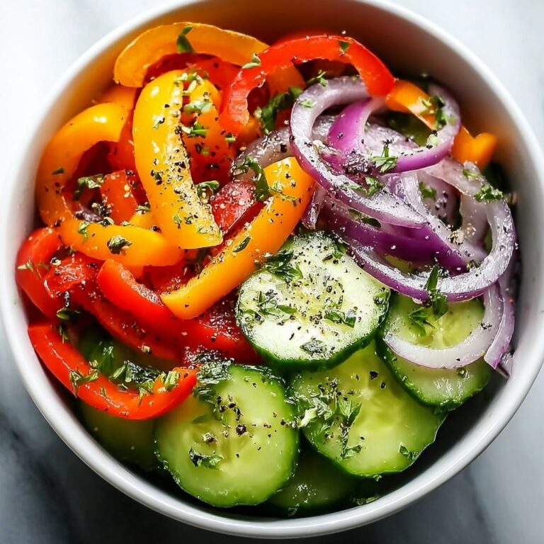 Cucumber Sweet Pepper Salad Recipe