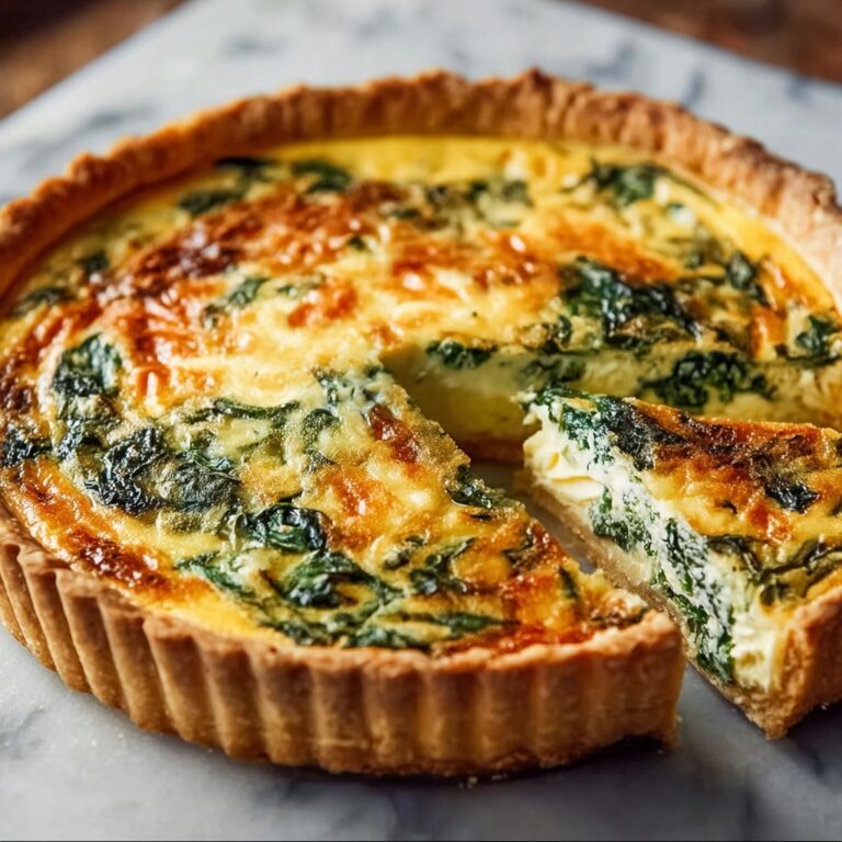 Elegant Ricotta and Spinach Quiche Recipe