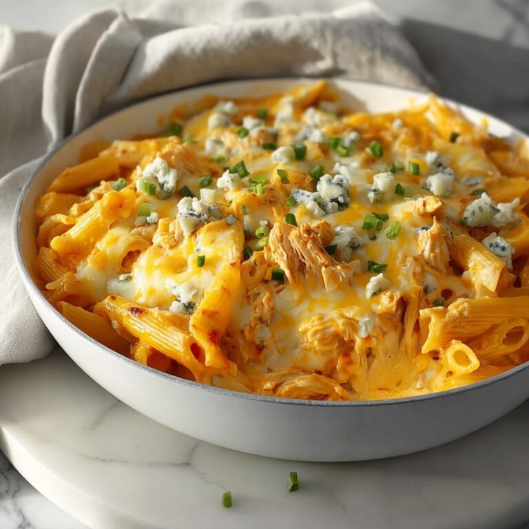 Buffalo Chicken Pasta – One Pot! Recipe