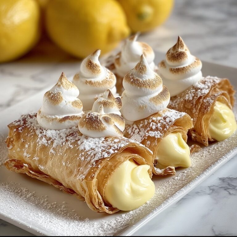 Lemon Meringue Pie Cannoli Recipe