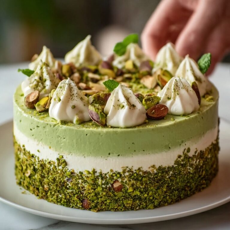 Pistachio Cream Cake Recipe