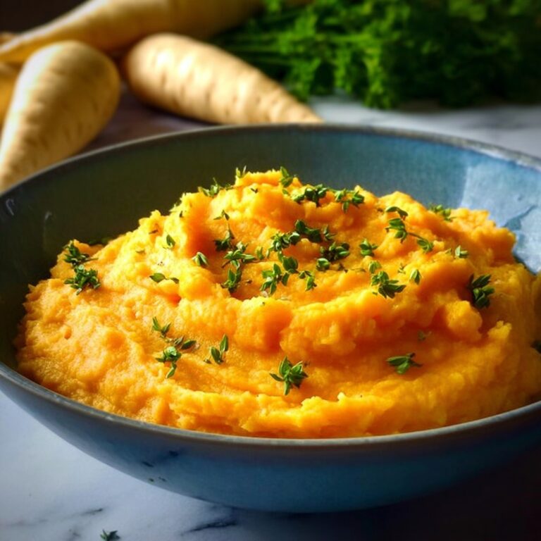 Creamy Mashed Carrots and Parsnips with Nutmeg Recipe
