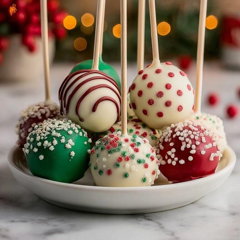Christmas Cake Pops Recipe
