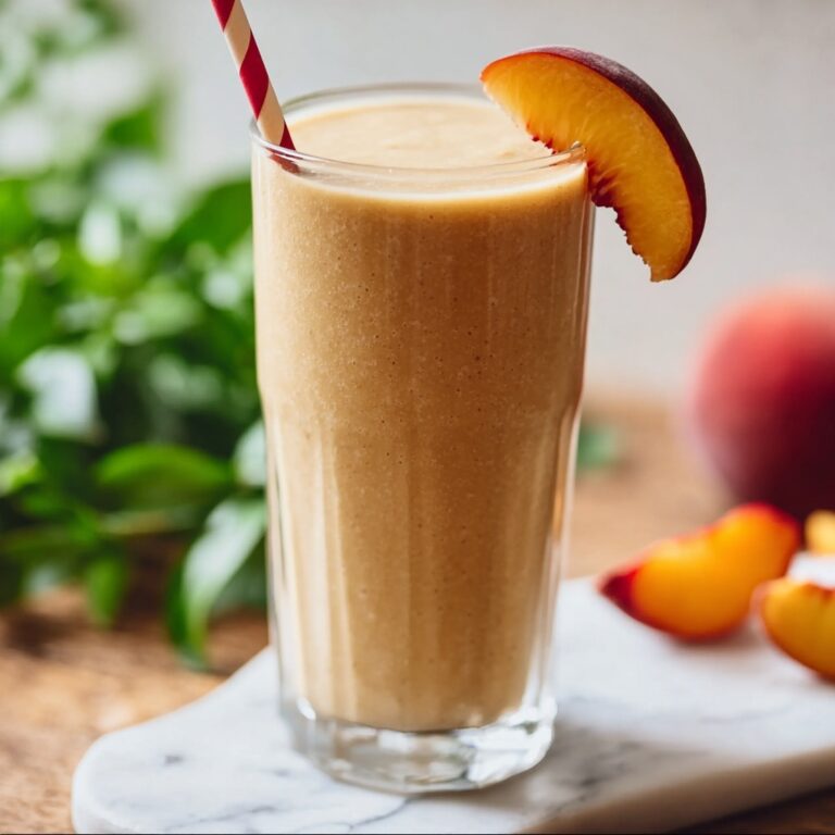 Vegan Peach Smoothie Recipe