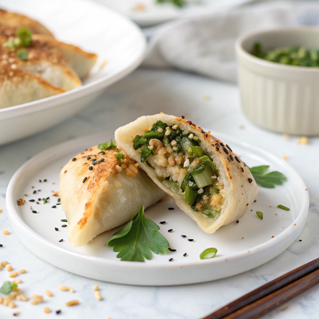 Vegan Zucchini Dumplings Recipe - Recipe Image