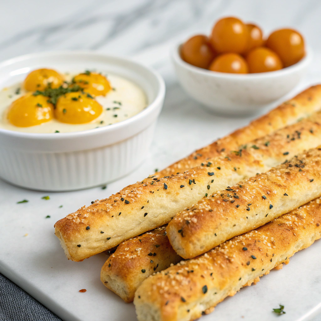 Garlic Herb Breadsticks Recipe - Recipe Image