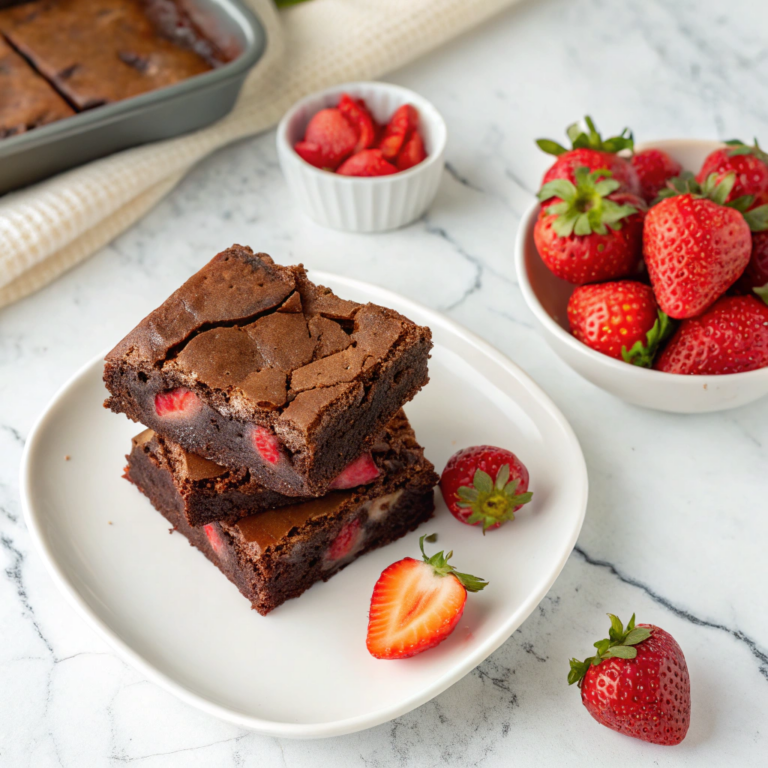 Strawberry Brownies Recipe