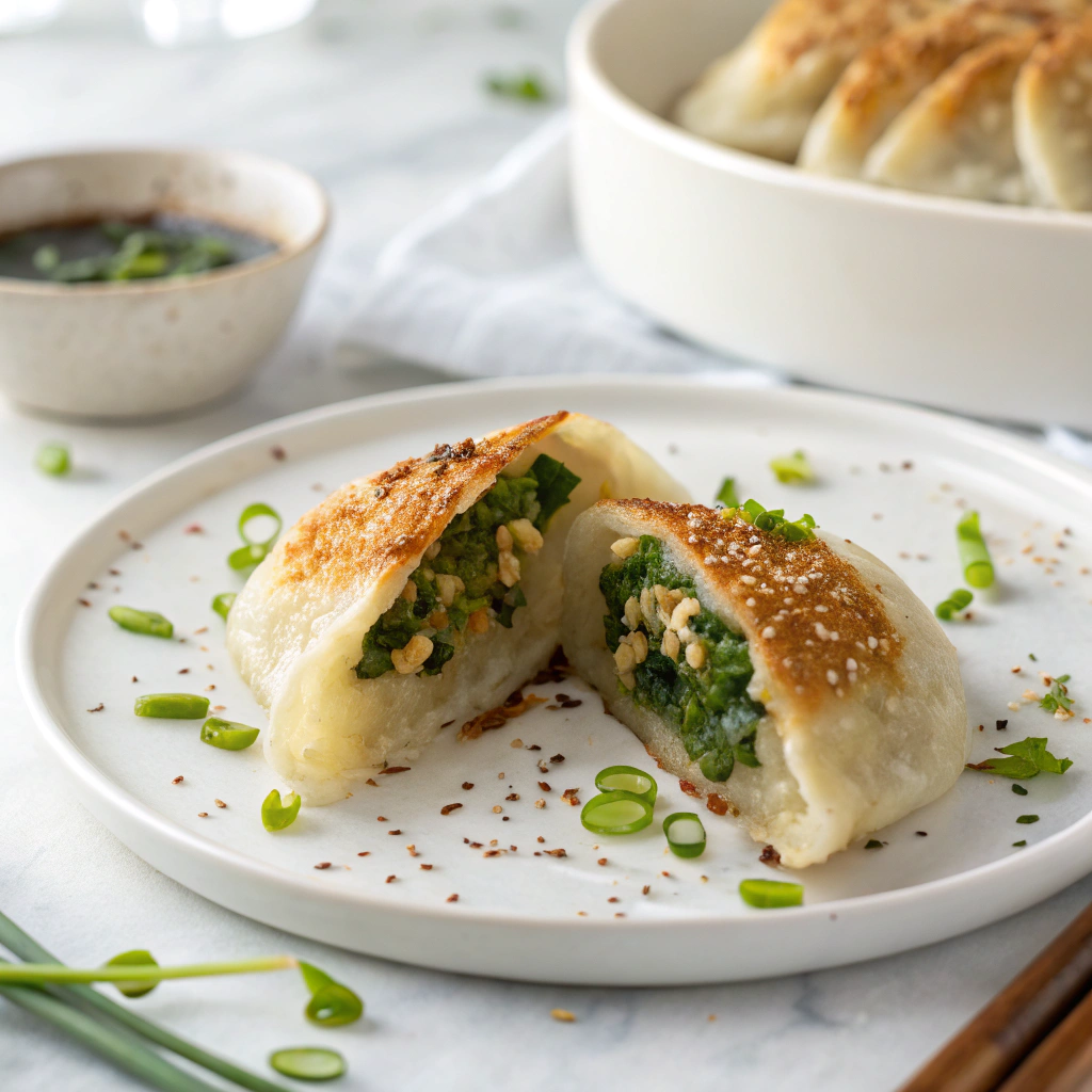 Vegan Zucchini Dumplings Recipe - Recipe Image