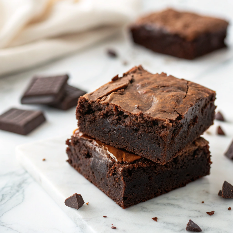 2 Ingredient Healthier Brownies Recipe
