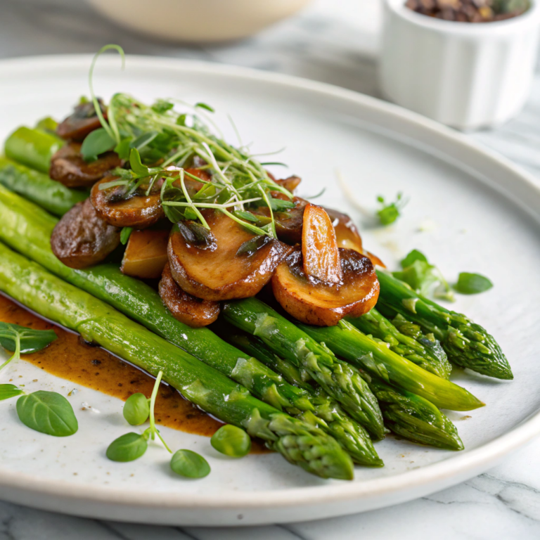 Pickled Mushrooms and Asparagus Recipe