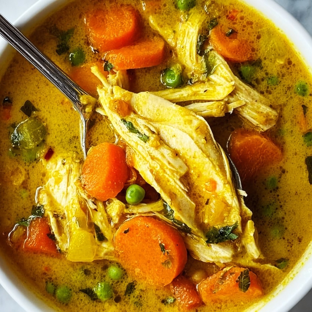 Anti-Inflammatory Turmeric Chicken Soup Recipe - Recipe Image