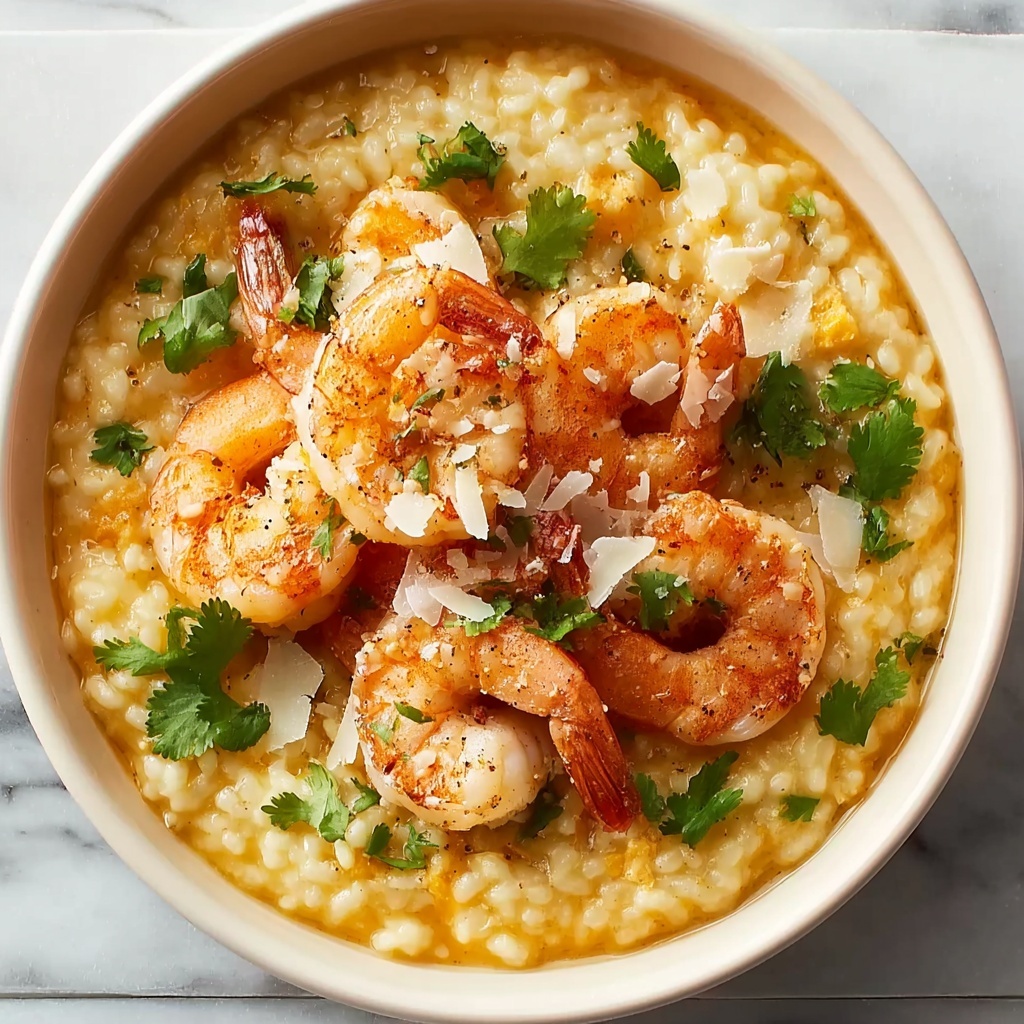 Red Curry Shrimp Risotto with Coconut and Lime Recipe - Recipe Image