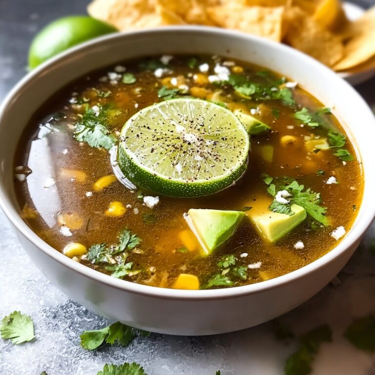 Flavorful Salsa Verde Tortilla Soup Recipe
