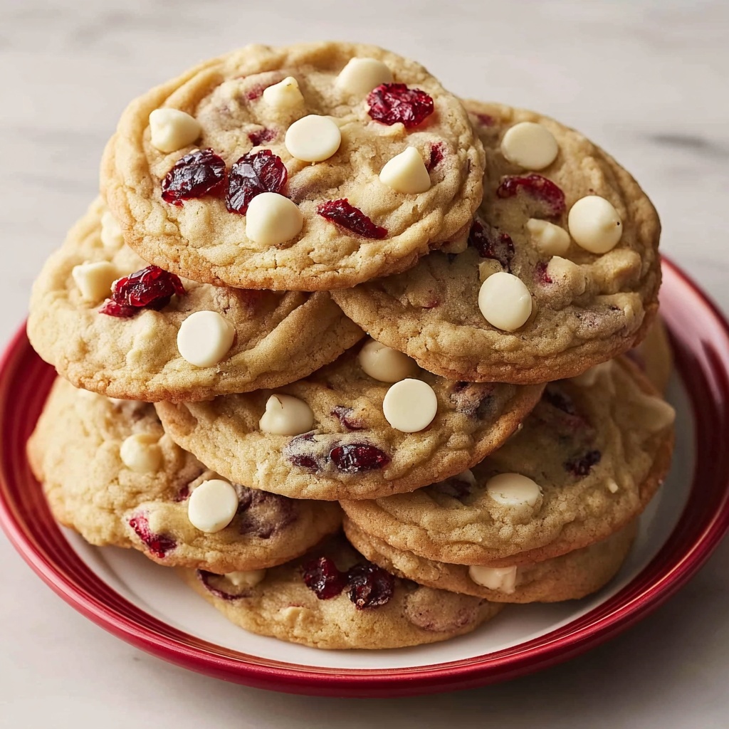 White Chocolate Cranberry Cookies Recipe - Recipe Image