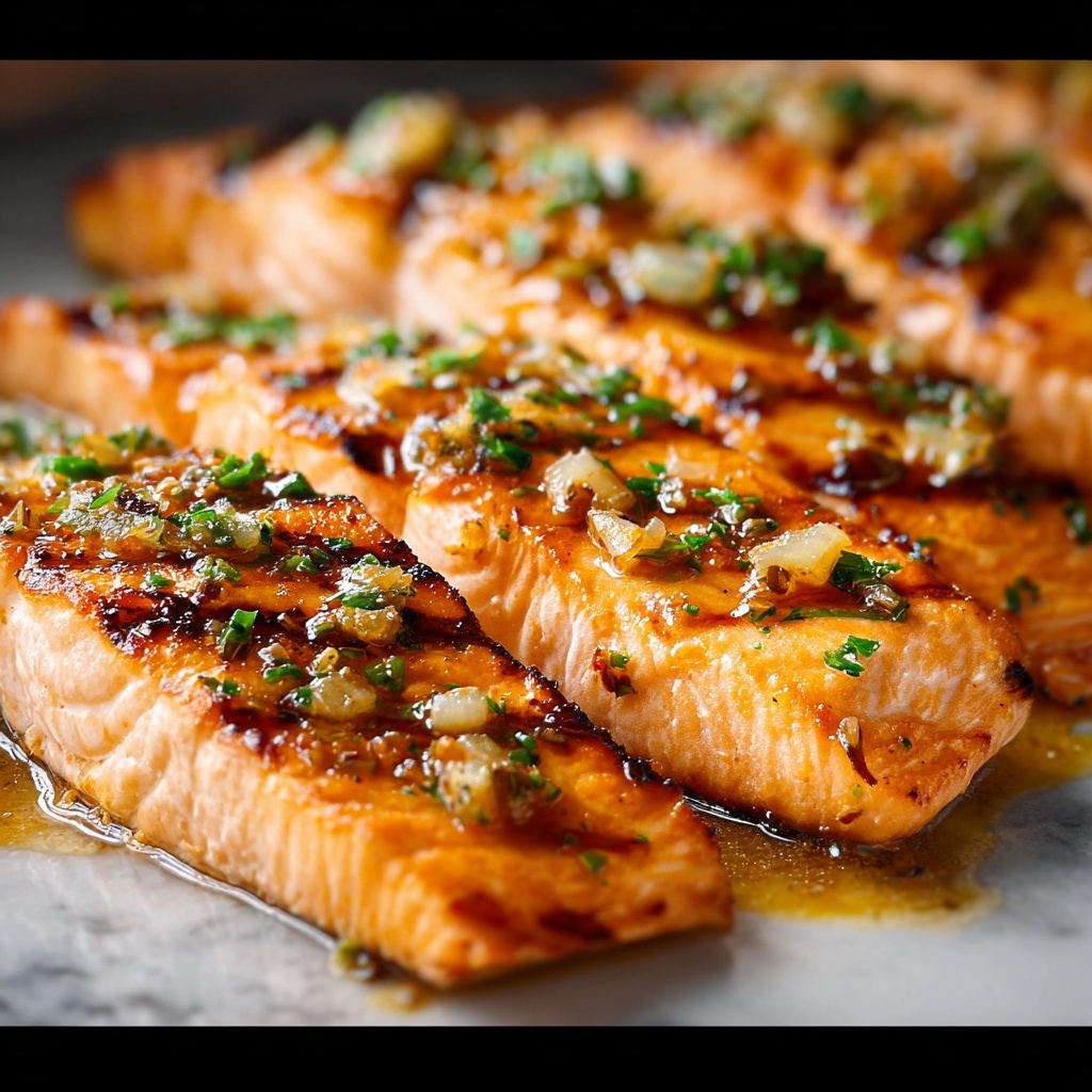 Honey Garlic Salmon Recipe - Recipe Image