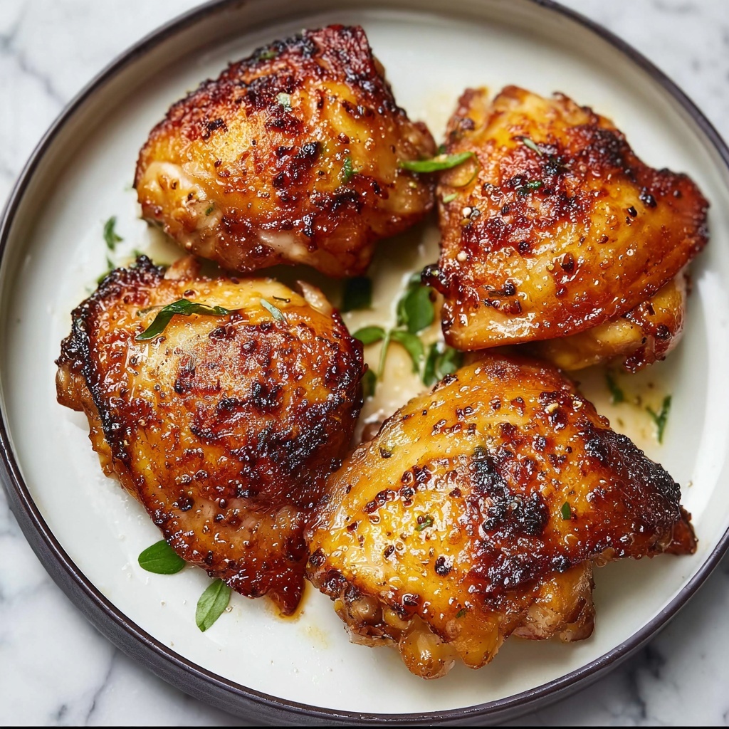 Oven Baked Boneless Chicken Thighs Recipe - Recipe Image
