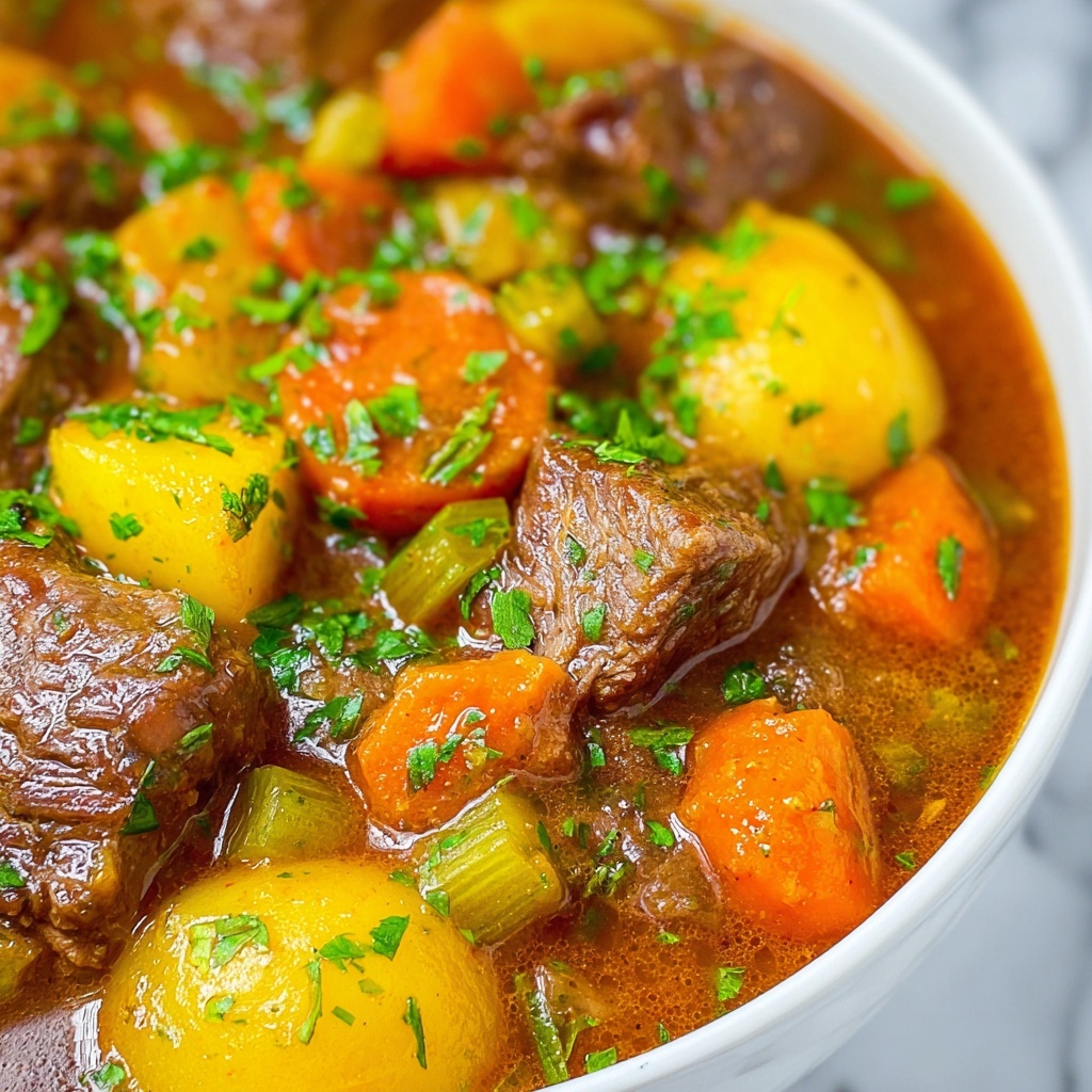 Slow Cooker Guinness Beef Stew Recipe - Recipe Image