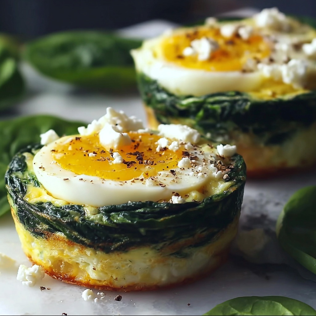 Spinach & Feta Egg Muffins Recipe - Recipe Image