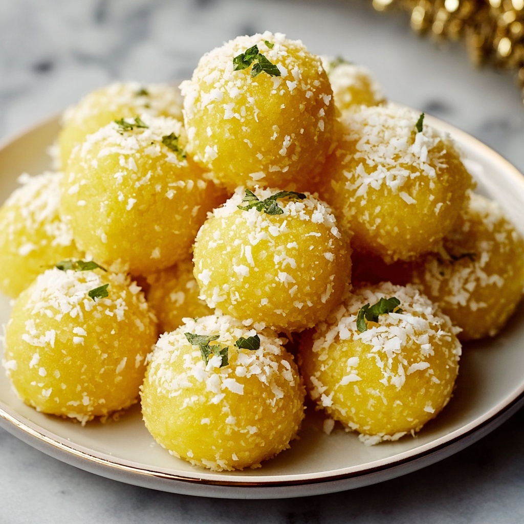 Pineapple Christmas Balls Recipe - Recipe Image