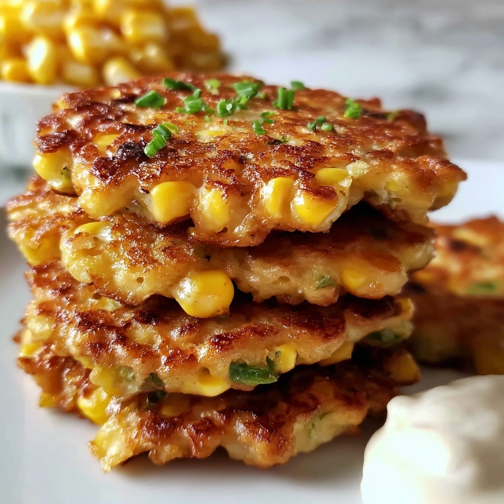 Easy Corn Fritters Recipe - Recipe Image