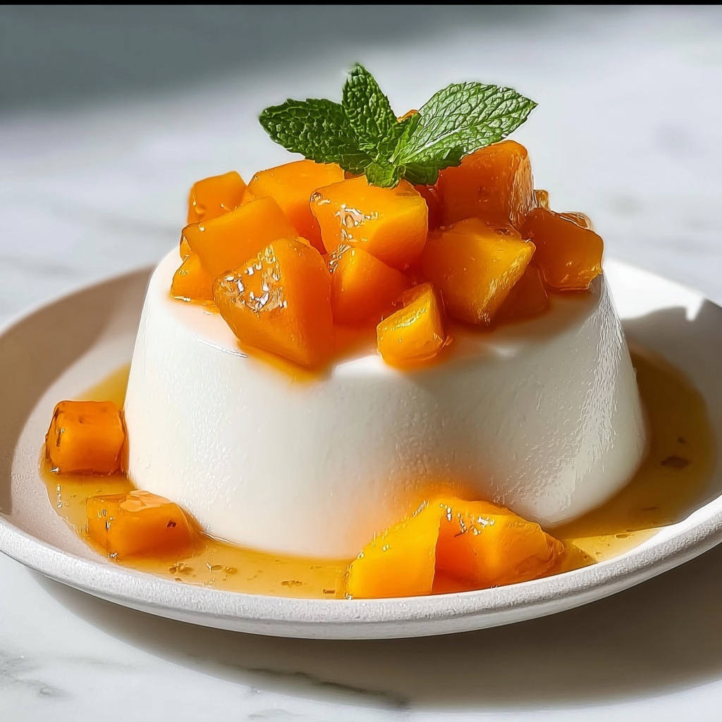 Mango Panna Cotta Delight Recipe - Recipe Image