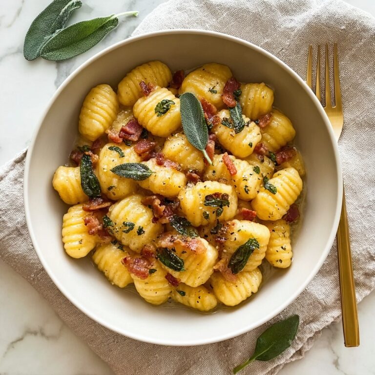 Gnocchi with Creamy Pumpkin Sage Sauce Recipe