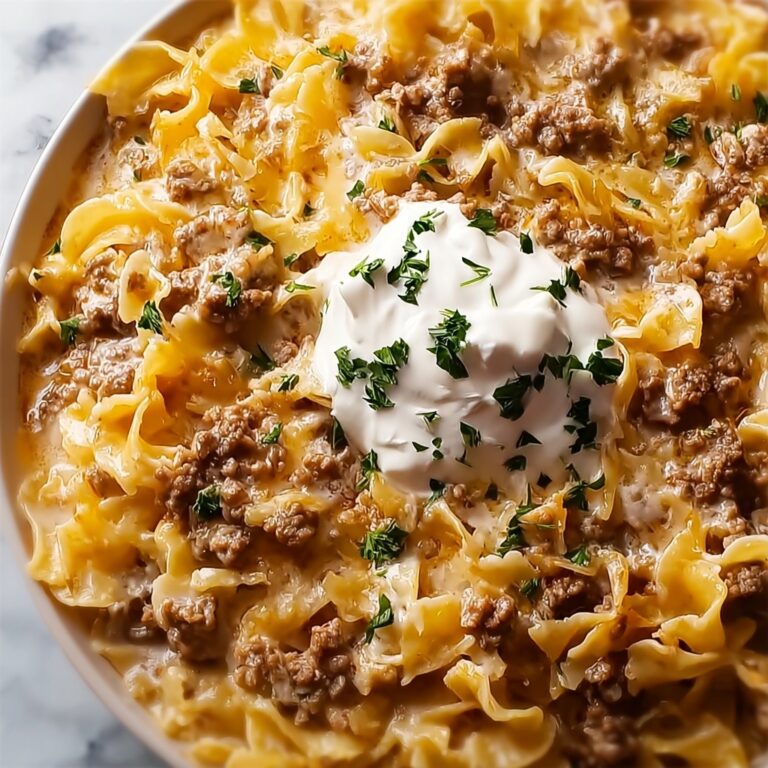 Sour Cream Beef Noodle Casserole Recipe