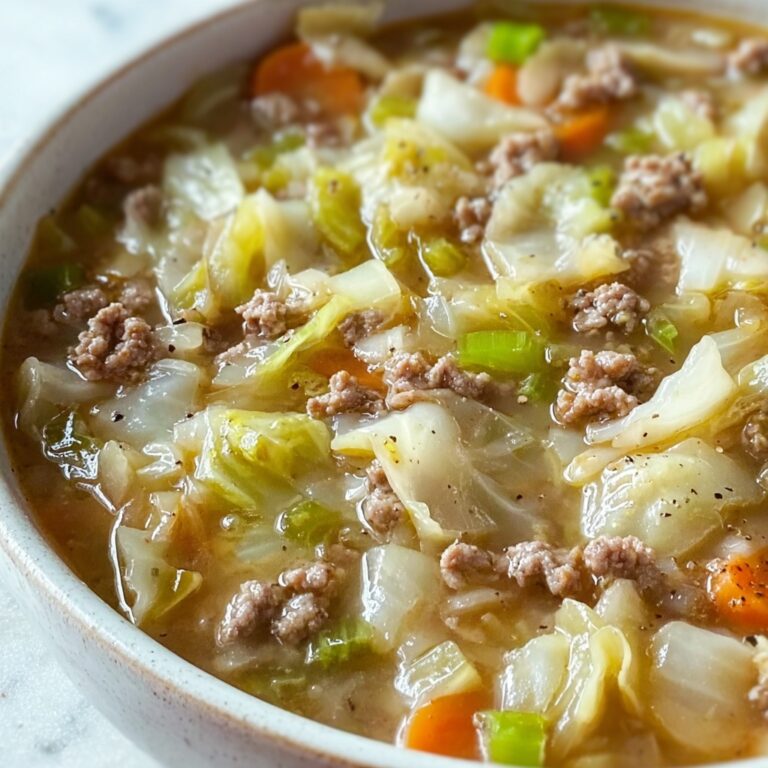 Cabbage Soup with Ground Beef Recipe
