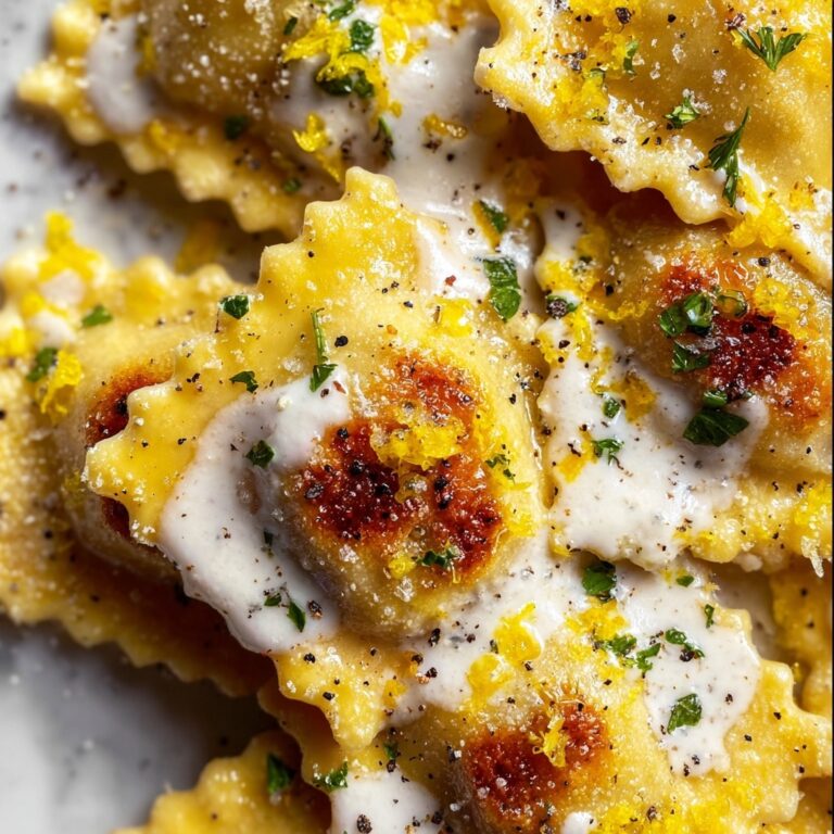 Brown Butter and Lemon Toasted Skillet Ravioli Recipe
