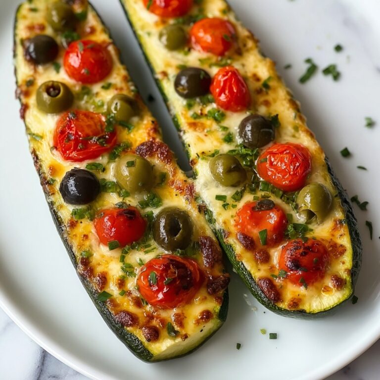 Mediterranean Stuffed Zucchini Recipe