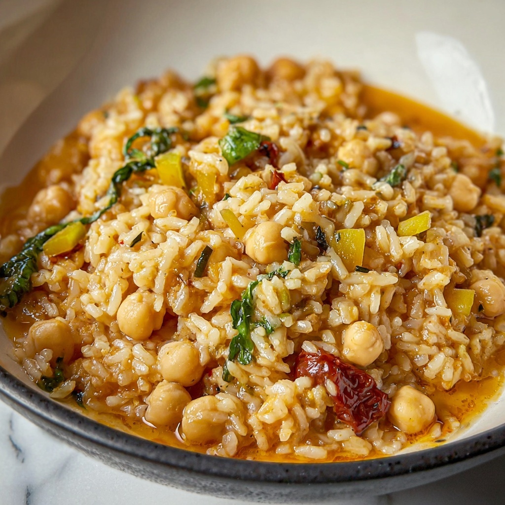 One Pot Chickpea Orzo Recipe - Recipe Image