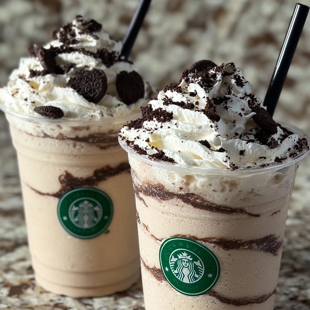 Cookies & Cream Frappuccino Recipe - Recipe Image