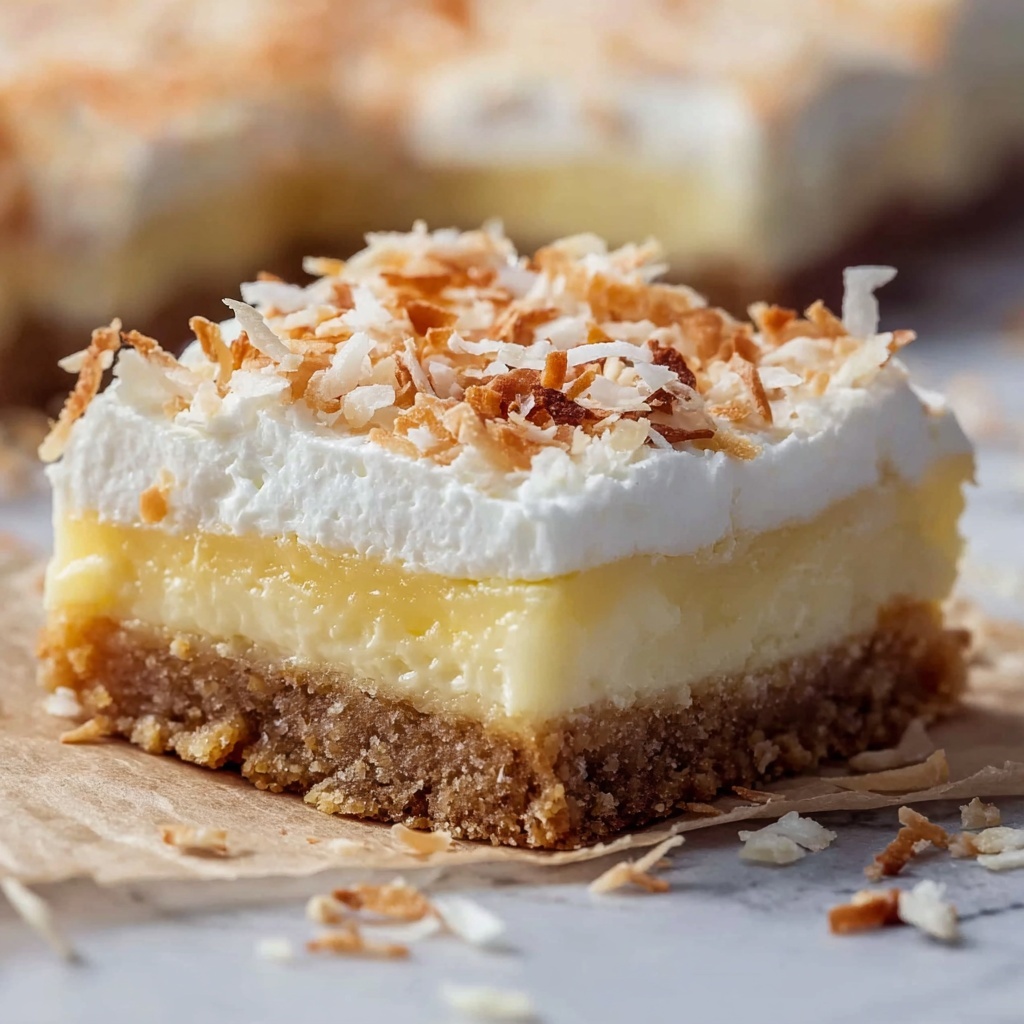 Coconut Cream Bars Recipe - Recipe Image