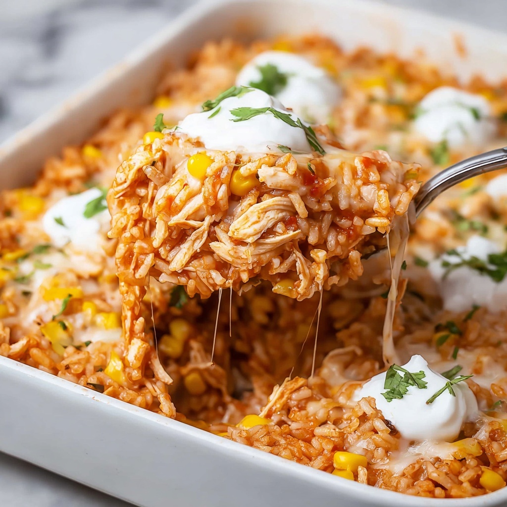 Chicken Enchilada Rice Casserole Recipe - Recipe Image