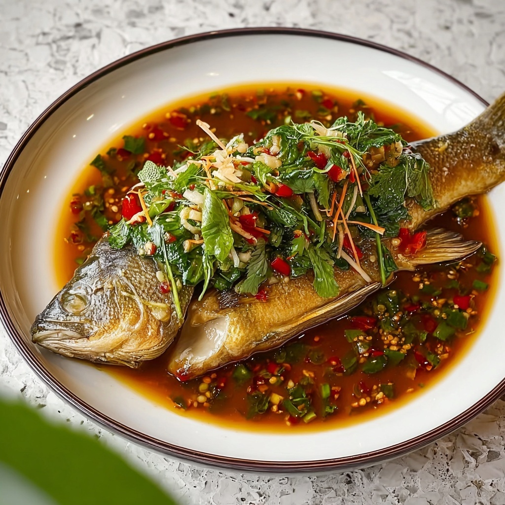 Chinese Steamed Fish Recipe - Recipe Image