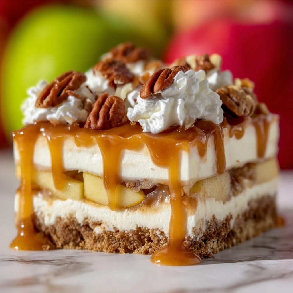 Caramel Apple Éclair Cake Recipe - Recipe Image