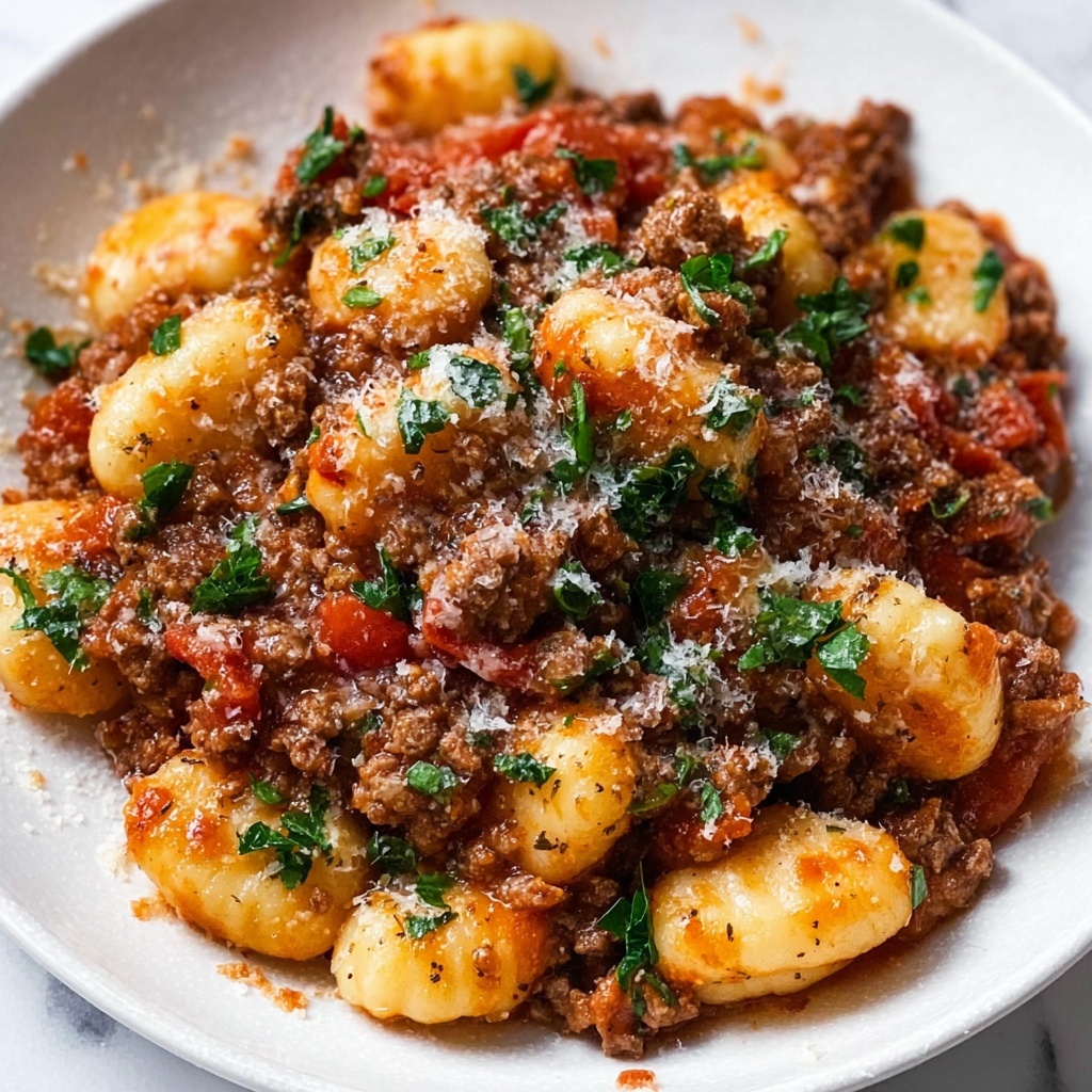 Gnocchi Bolognese Recipe - Recipe Image