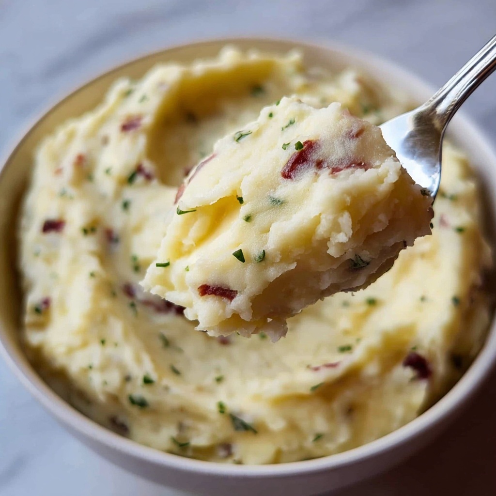 Easy Garlic Mashed Potatoes Recipe - Recipe Image