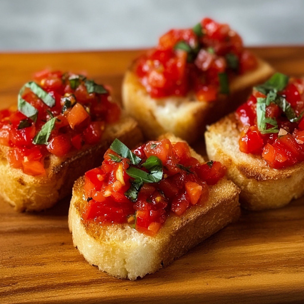 Tomato Jam Bruschetta Recipe - Recipe Image