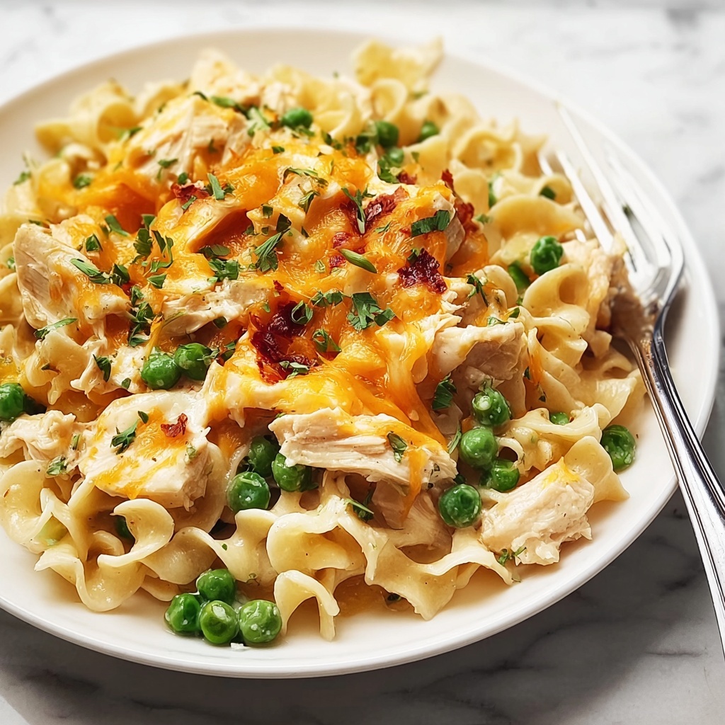 Homemade Chicken Noodle Casserole Recipe - Recipe Image
