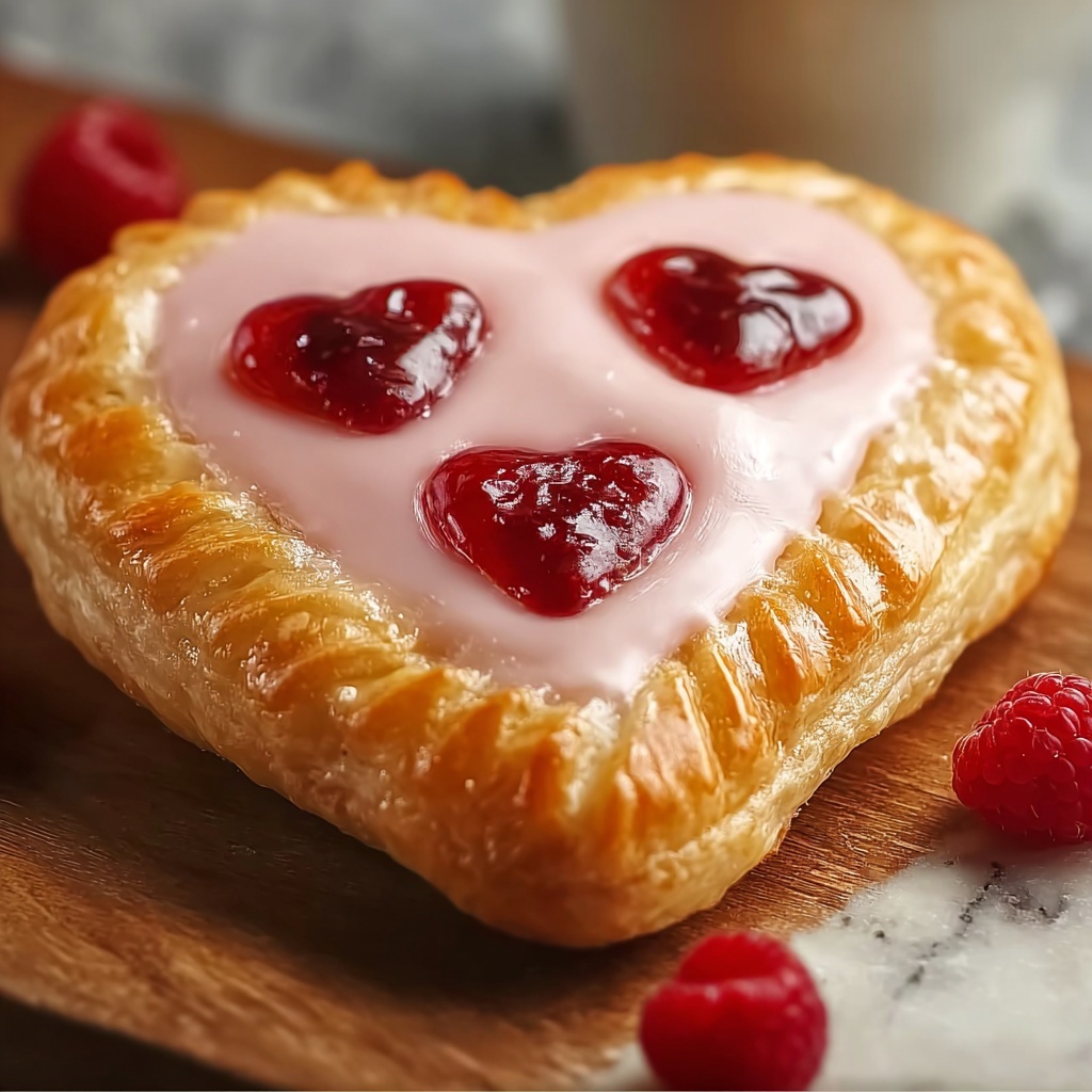 Strawberry Ruby Orange Heart-Shaped Hand Pies Recipe - Recipe Image