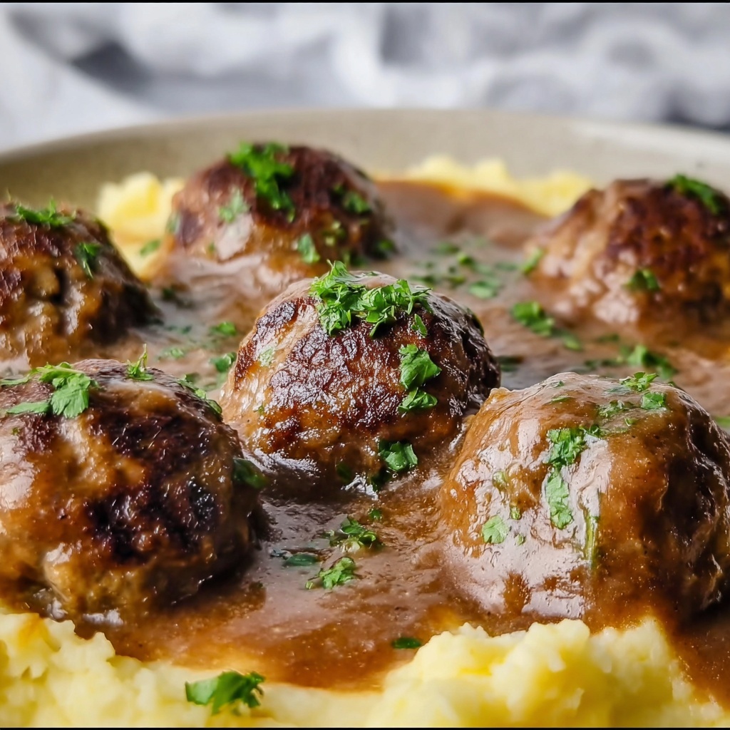 Meatball & Mashed Potato Bake Recipe - Recipe Image