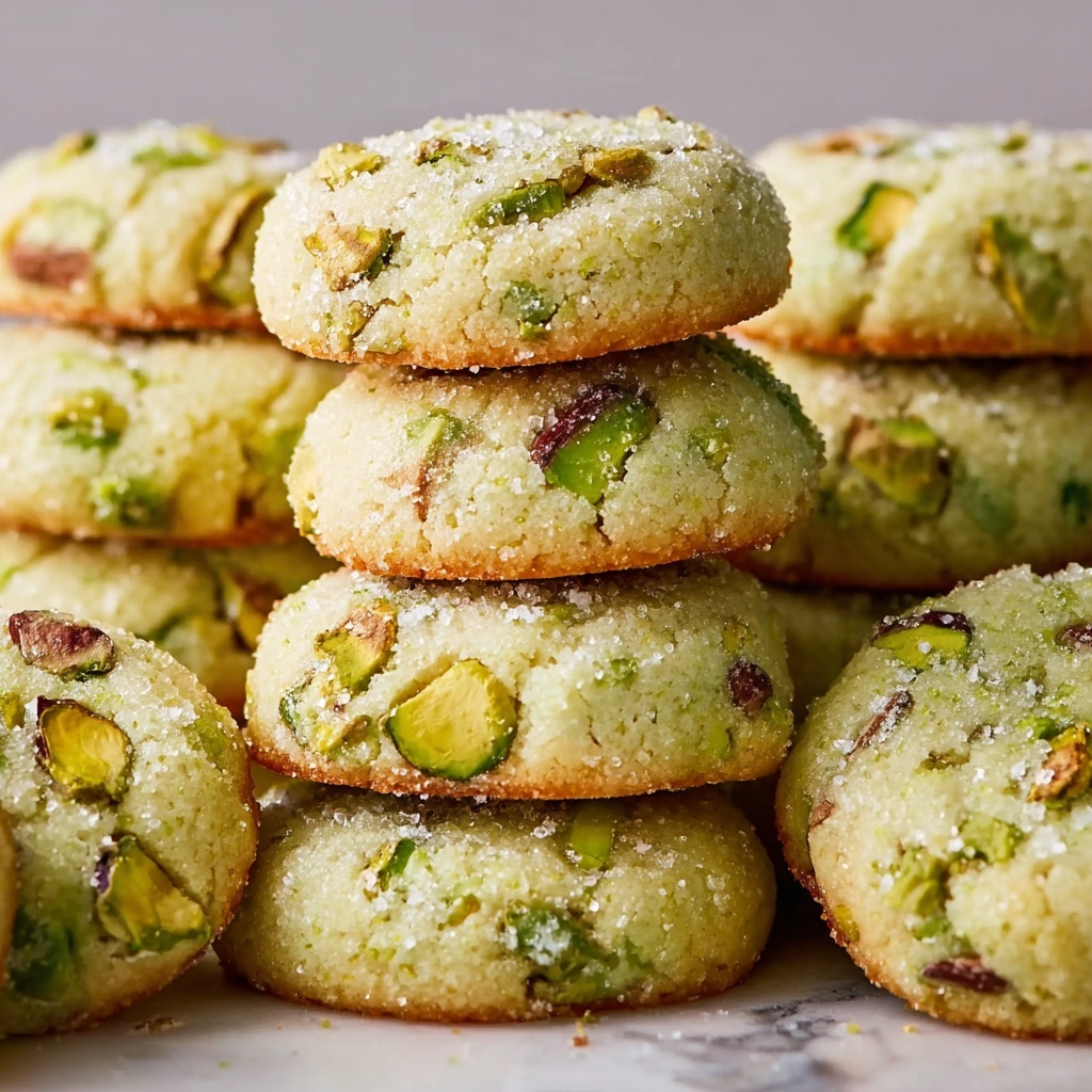 Homemade Pistachio Wedding Cookies Recipe - Recipe Image