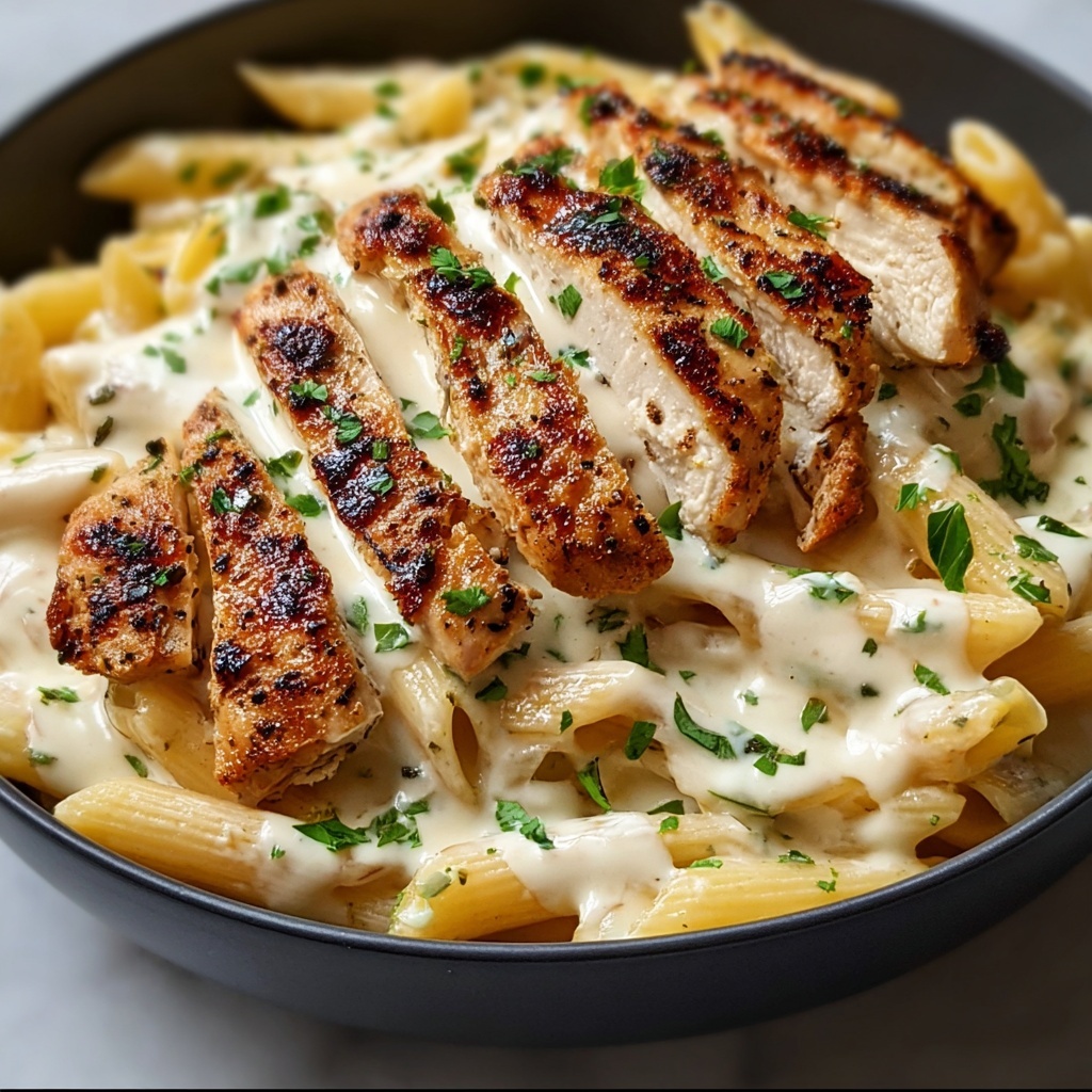 Crispy Chicken Alfredo Bliss Recipe - Recipe Image